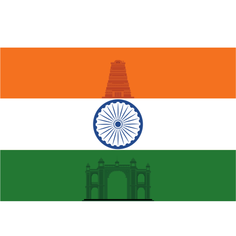 Indian Flag Illustration PNG Image Free Download