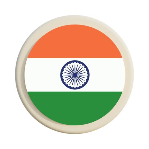 Indian Flag Circle PNG Image Free Download