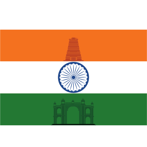 Indian Flag Illustration PNG Image Free Download