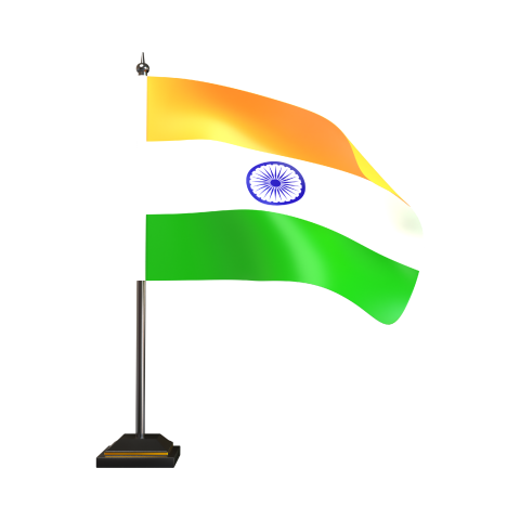 Indian Flag Clipart PNG Image With Transparent Background